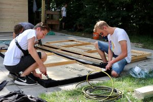 Aufbauwoche mit den OTs im Ferienwaldheim Lindental