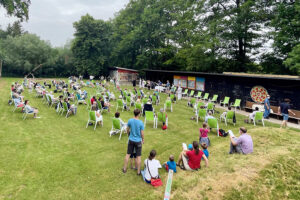 Waldheimgottesdienst "mit Abstand" zum Ende der Visitation in Weilimdorf
