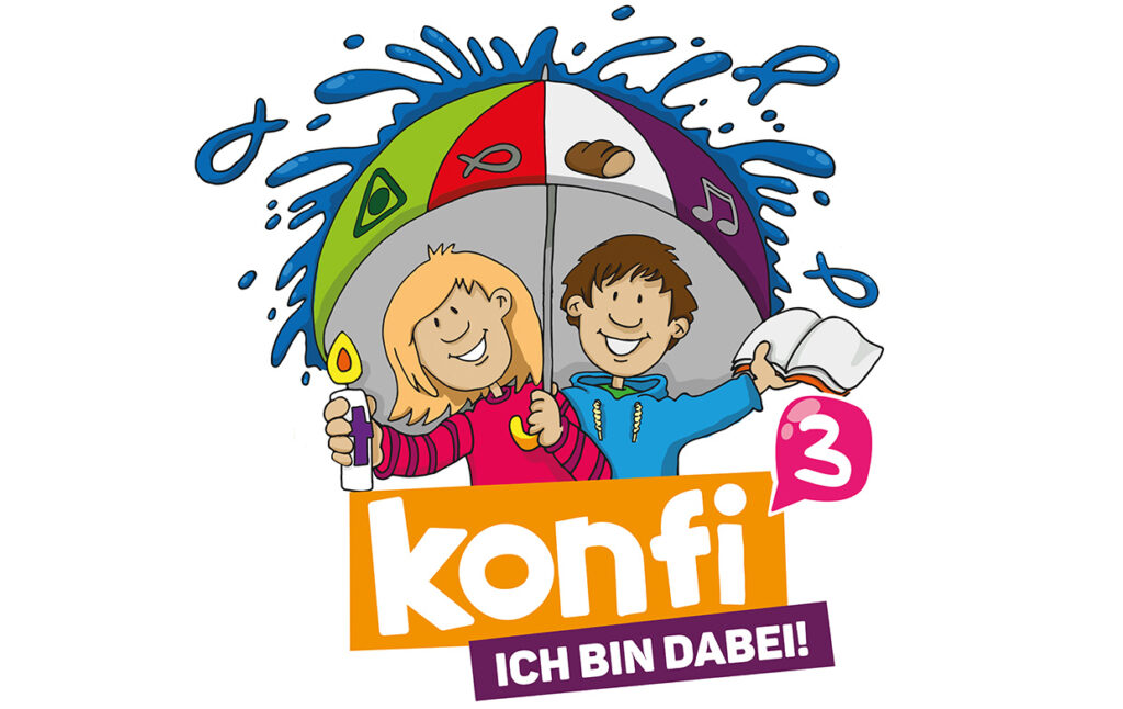 Konfi 3 Logo Landeskirche