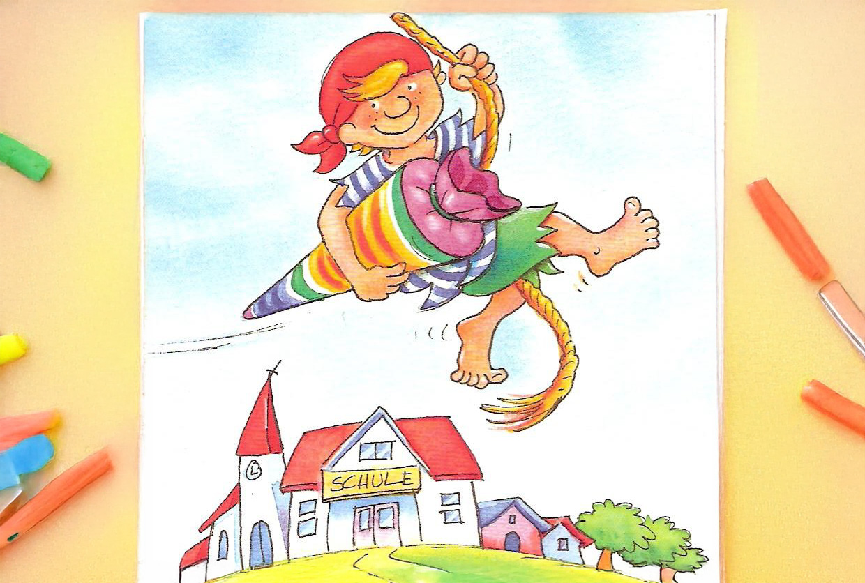 Schulanfang Titelbild Einschulung