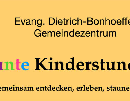 Bunte Kinderstunde: Gemeinsam entdecken, erleben, staunen!