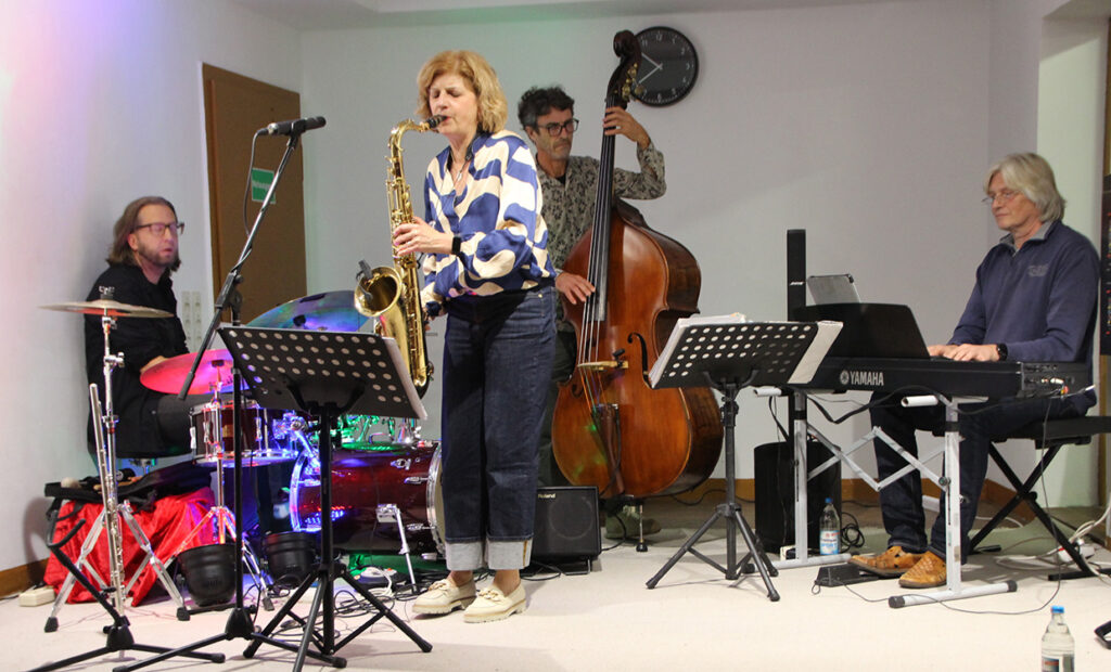 Die vier Musiker der „Carla Öhmd Jazz Group“ gehören in die obere Liga des Jazz, Foto: Wolfgang Hägele