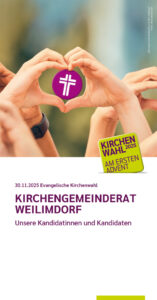Titelbild Flyer KGR Wahlen Weilimdorf, Vorstellung der Kandidaten