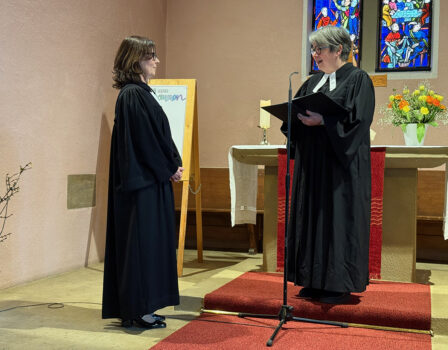 Feierlicher Investiturgottesdienst von Pfarrerin Britta Angrik in der Wolfbuschkirche