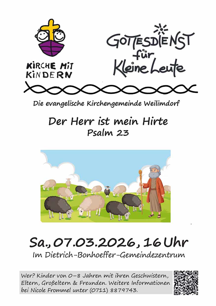 Gottesdienst für Kleine Leute (GdKL)