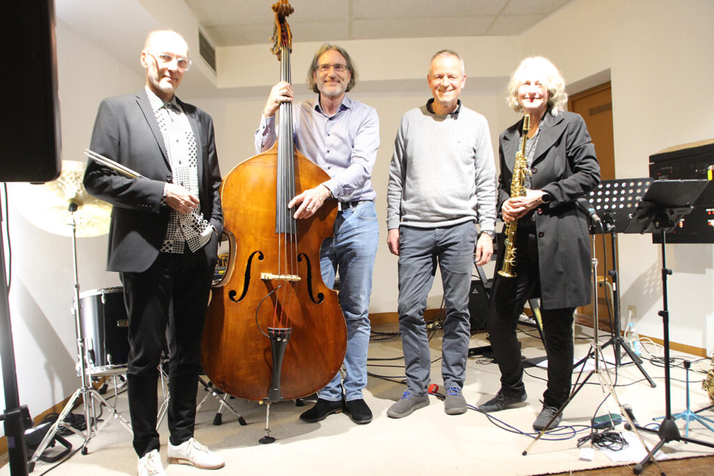 Am 13. März 206 war die „Regina Büchner Combination“ bei "Jazz bei Stephanus" im Giebel zu Gast. Foto RDJ