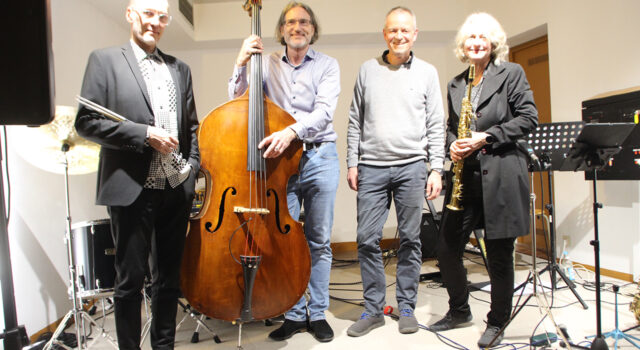 Am 13. März 206 war die „Regina Büchner Combination“ bei "Jazz bei Stephanus" im Giebel zu Gast. Foto RDJ