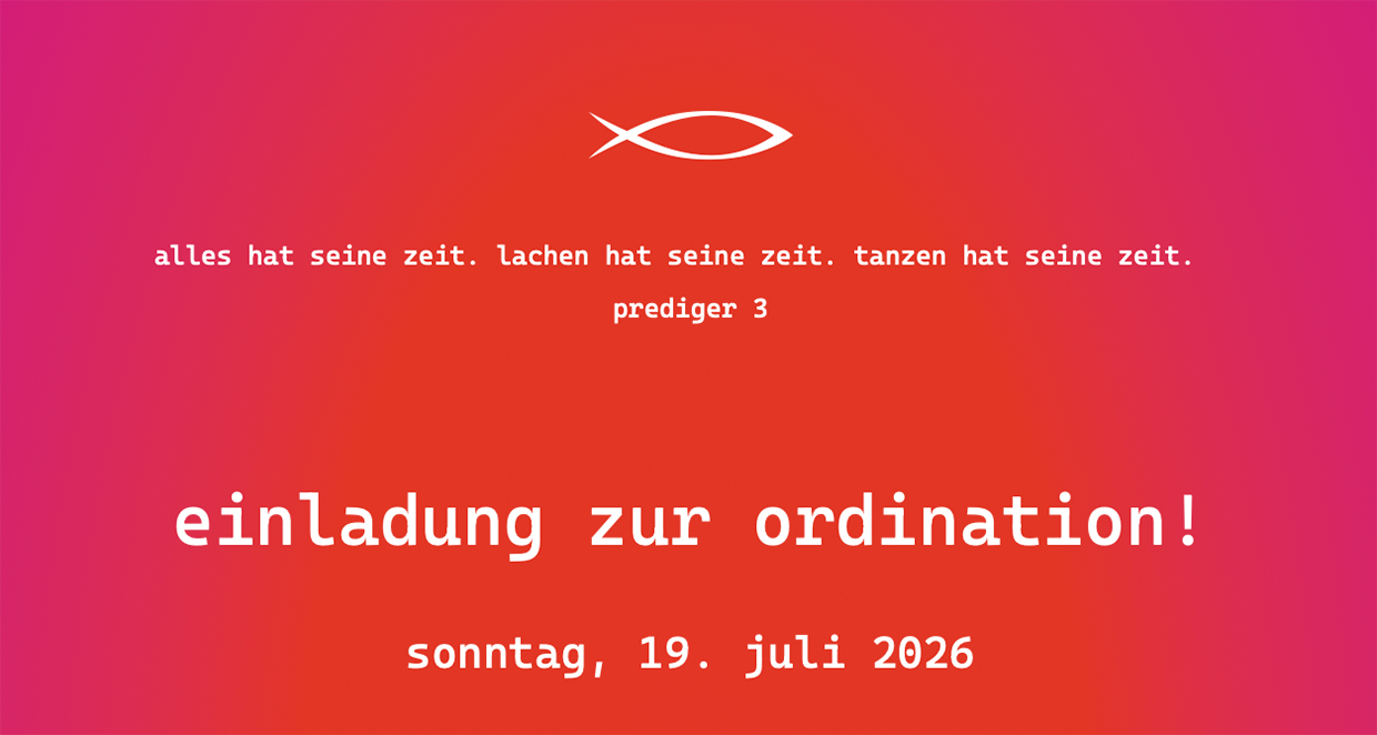 Segen für ein Leben – als Pfarrerin!  