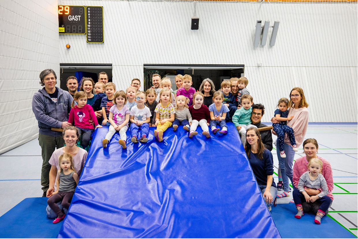 Eltern-Kind-Sport der Eichenkreuz Sportgruppe, Foto privat