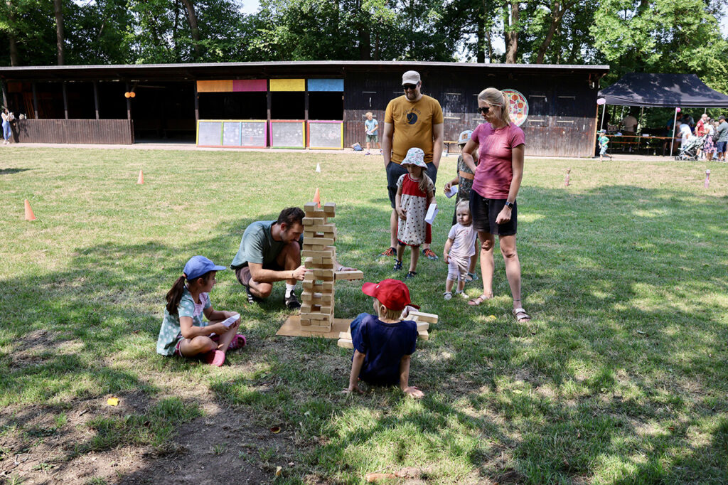 die Kinder konnten einen Spielparcour absolvieren. Foto GOEDE