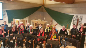 Das Blockflöten-Ensemble der Dietrich-Bonhoeffer-Gemeinde