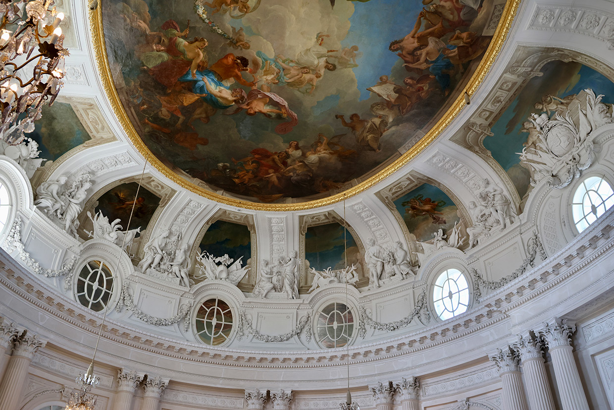 Schloss Solitude Barockdecke, Foto © Hans-Martin Goede