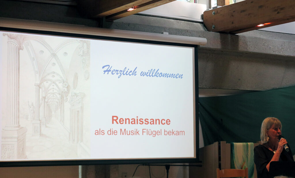 Konzert des Chores weil:vocal unter dem Motto „Renaissance – als die Musik Flügel bekam“