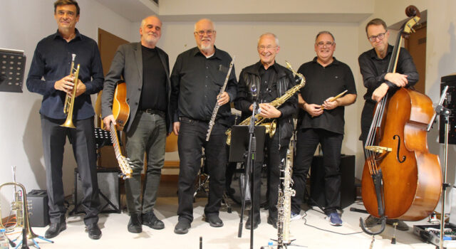 Detlef Jensens zweite Band “Villa Jazz” bei ihrer Vorstellung am 16.10.2026